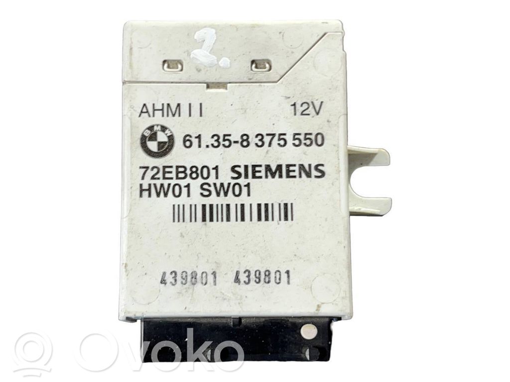 Trailer hitch control unit