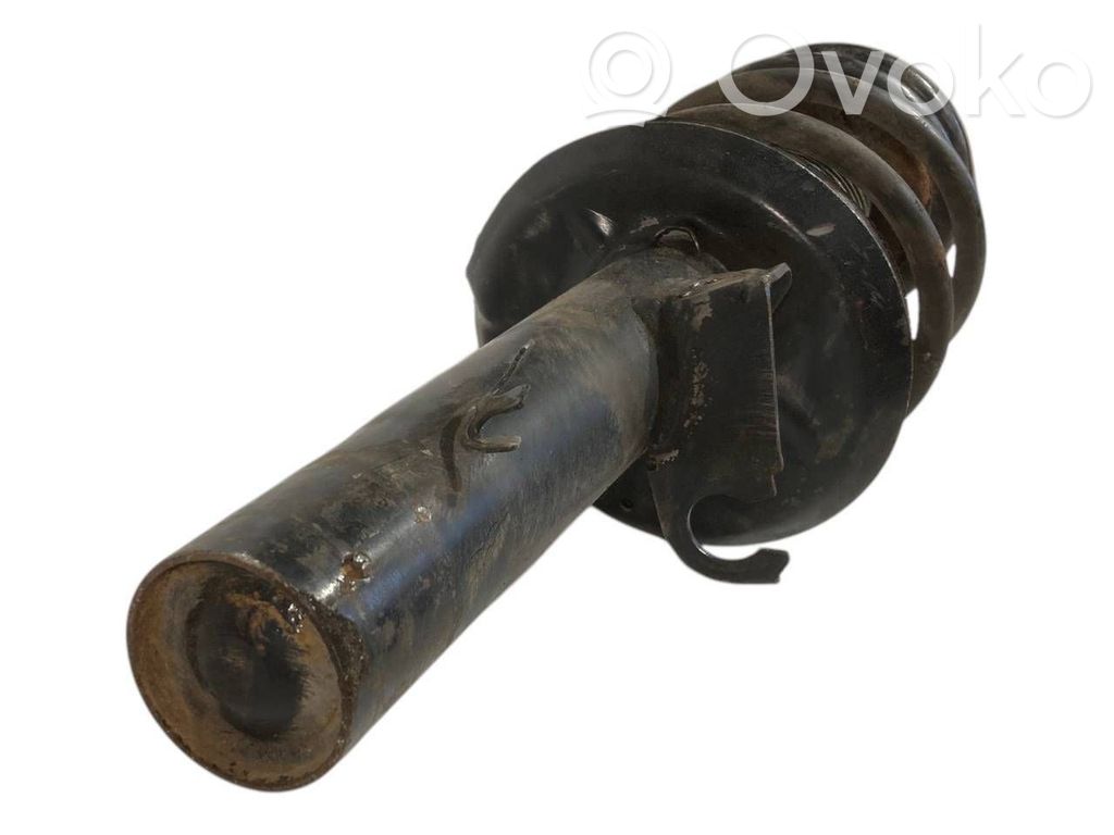 Front shock absorber with spring