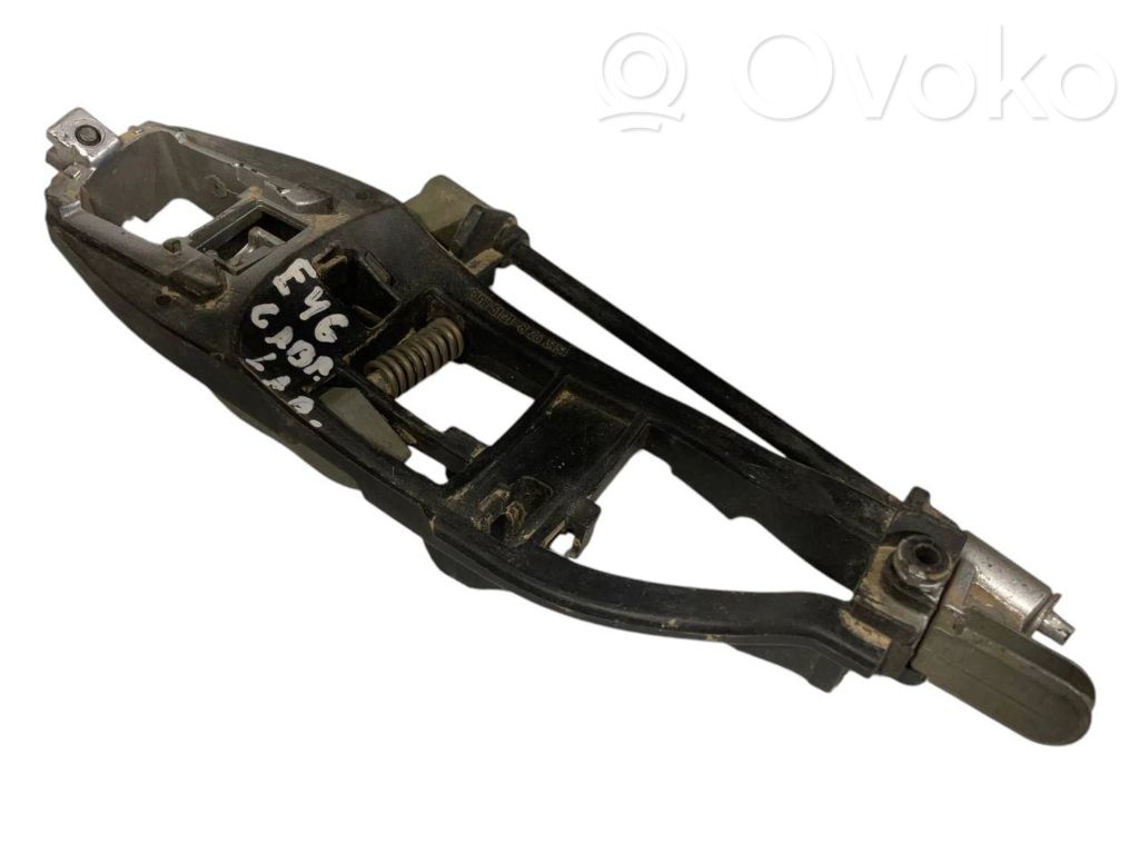 Holder/bracket for external opening handle at the back