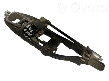 Holder/bracket for external opening handle at the back