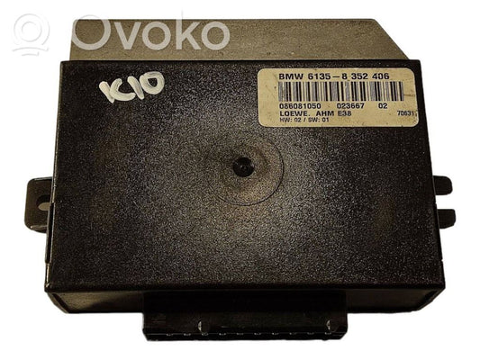 Trailer hitch control unit