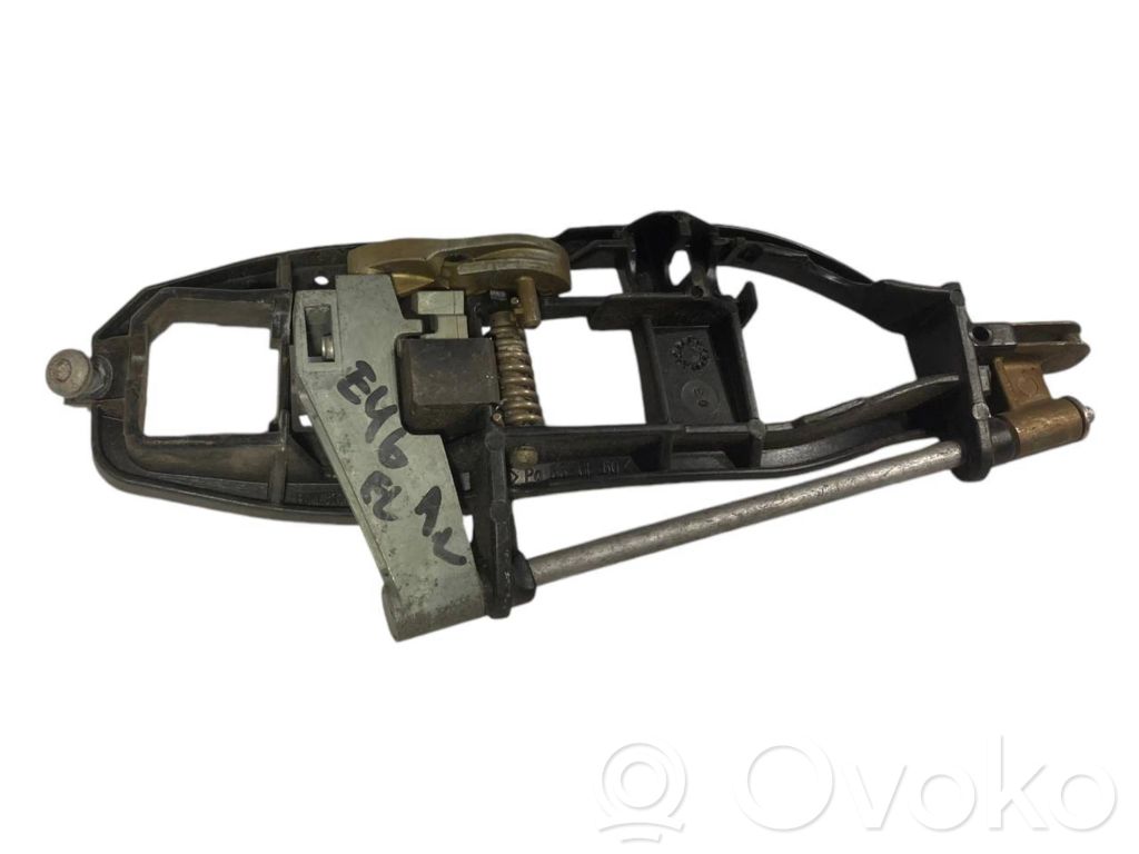 Holder/bracket for external opening handle at the back