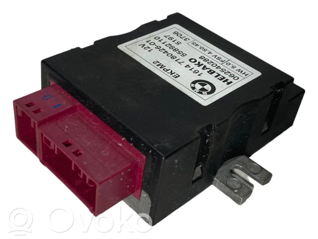 Fuel pump control unit