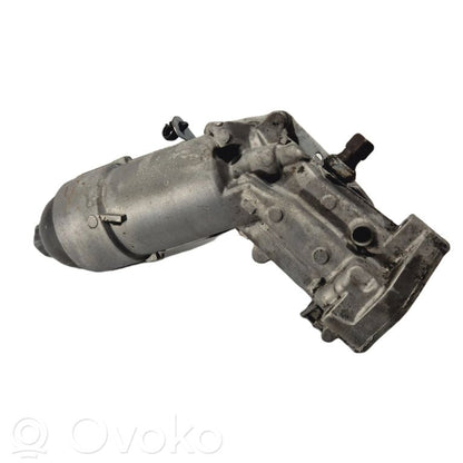 Oil filter holder/cooler