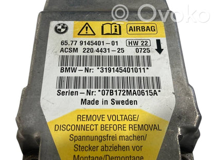 Gaisa spilvenu vadības bloks