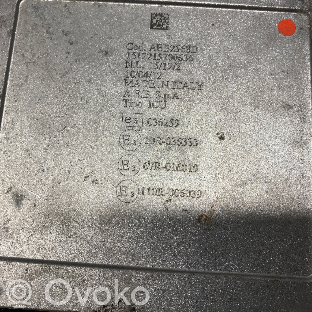 Gāzes iekārtas vadības bloks