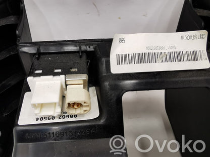 Climate control/small radiator control trim