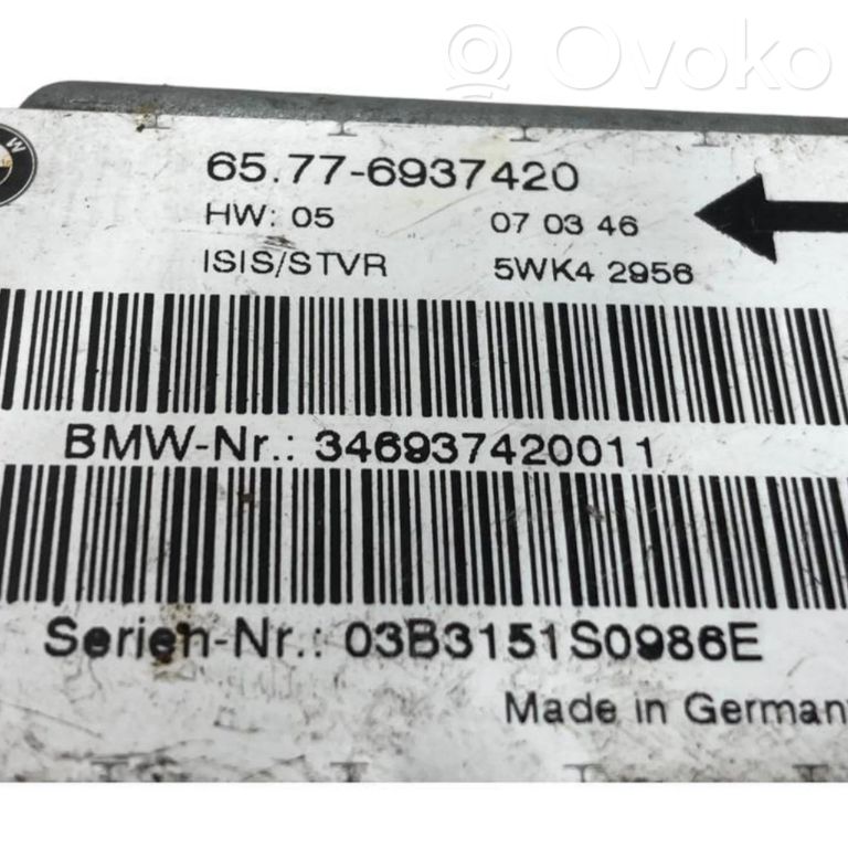 Airbag impact sensor