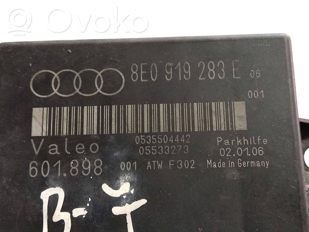 Parkošanas (PDC) vadības bloks