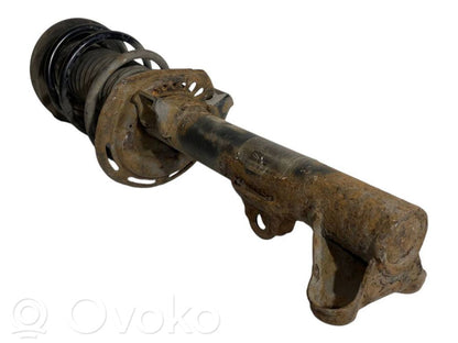 Front shock absorber with spring