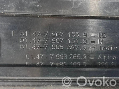 Priekšējā sliekšņa dekoratīvā apdare (iekšējā)