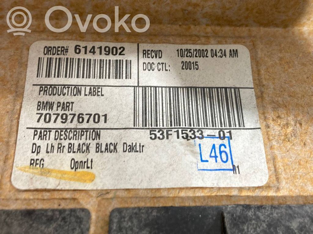 Apšuvums aizmugurējām durvīm