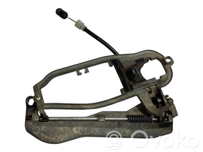 Holder/bracket for external opening handle at the back