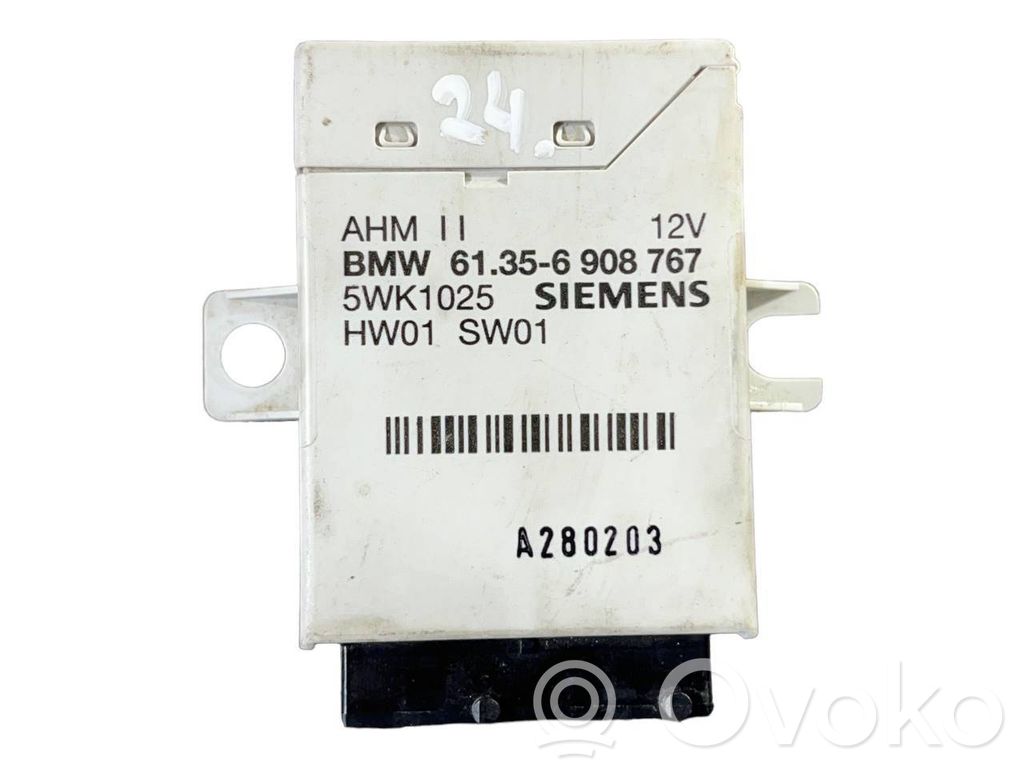 Trailer hitch control unit