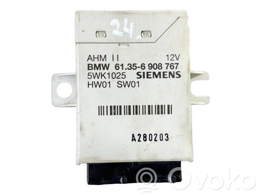 Trailer hitch control unit