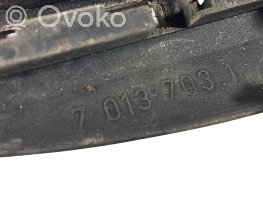 Holder/bracket for external opening handle at the back