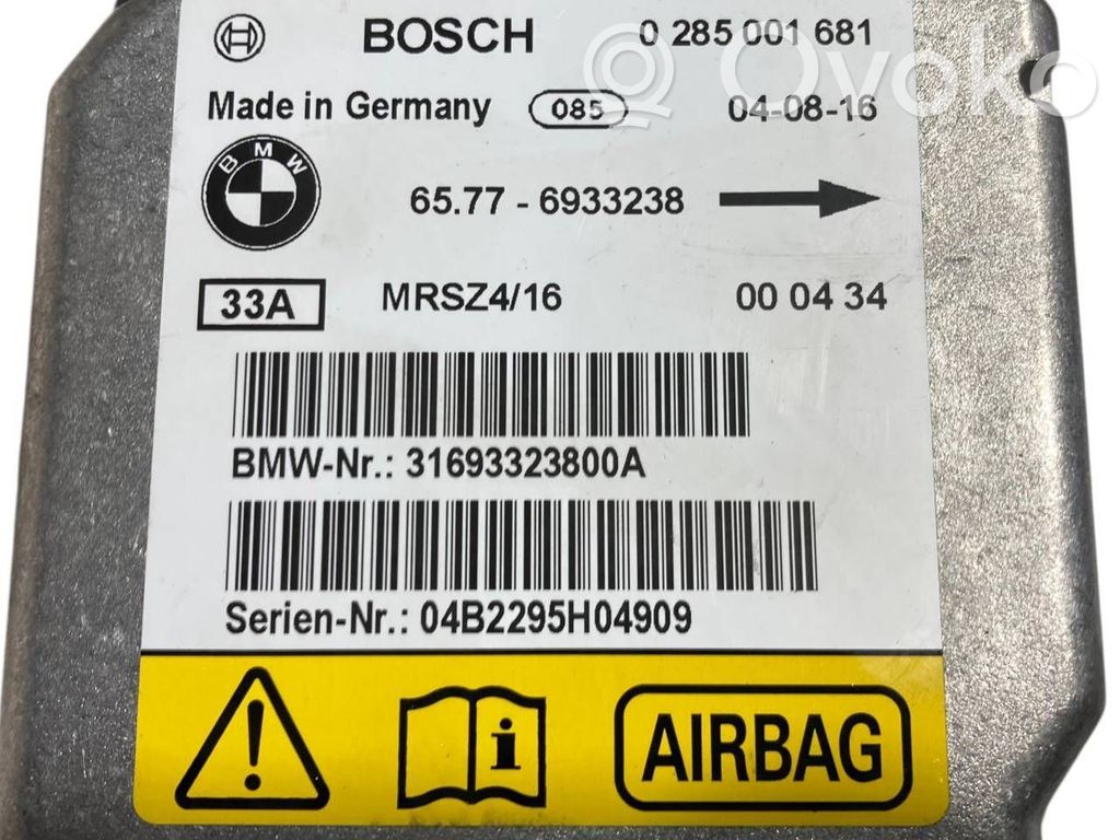 Gaisa spilvenu vadības bloks