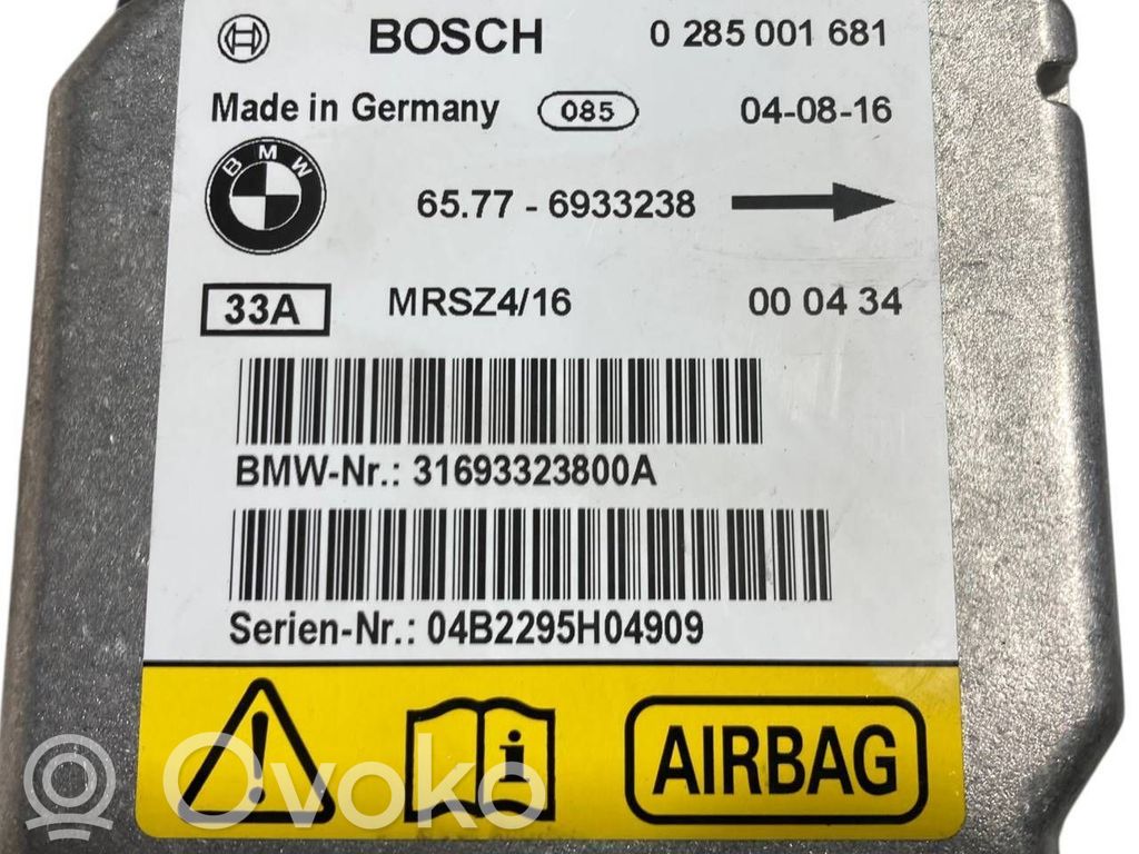 Gaisa spilvenu vadības bloks