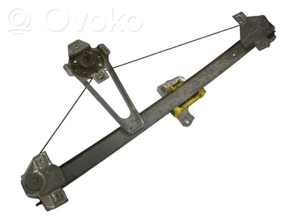 Mehāniskais aizmugurē loga pacelšanas mehānisms