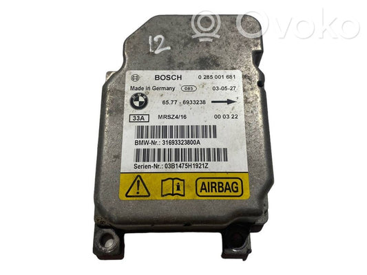 Gaisa spilvenu vadības bloks