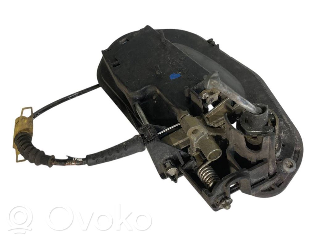 Holder/bracket for external opening handle at the front