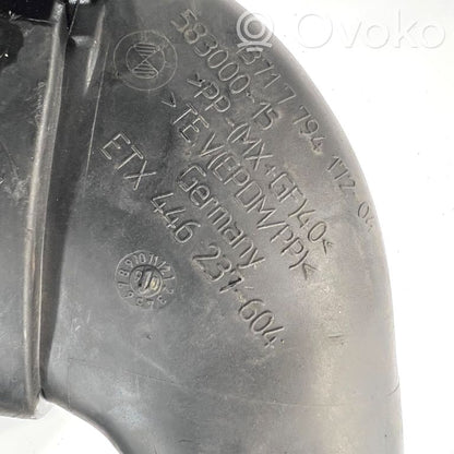 Gaisa caurule uz turbīnu