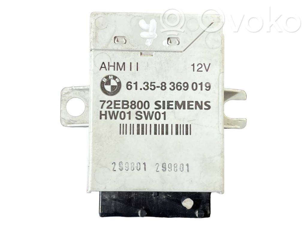 Trailer hitch control unit