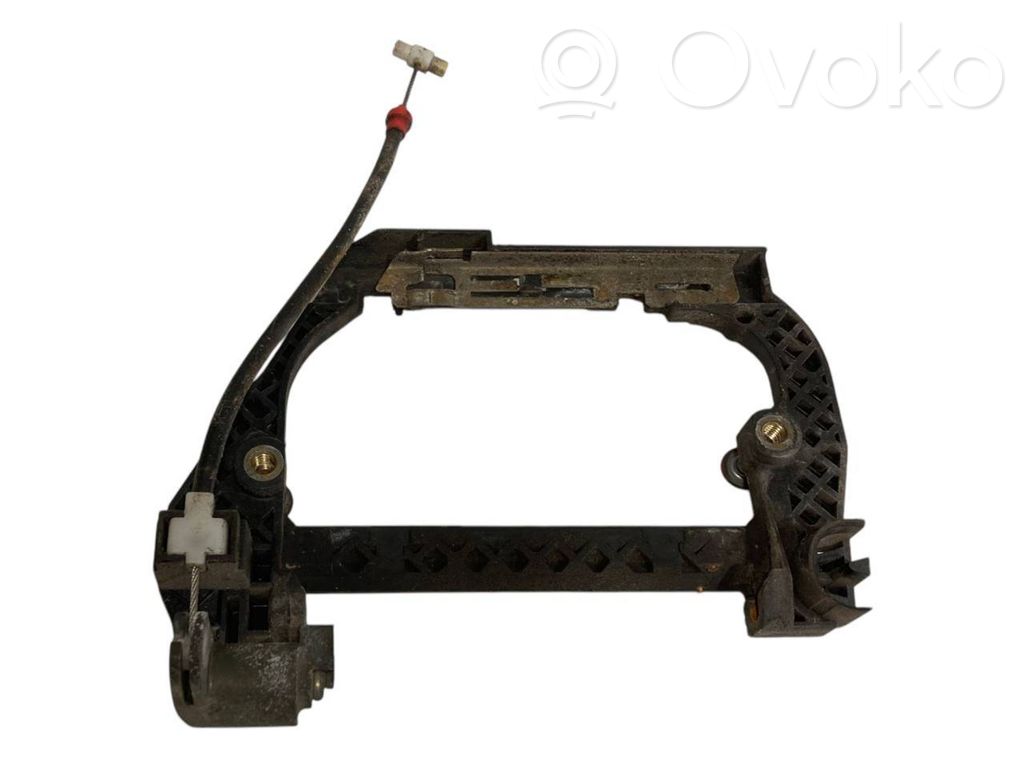 Holder/bracket for external opening handle at the back