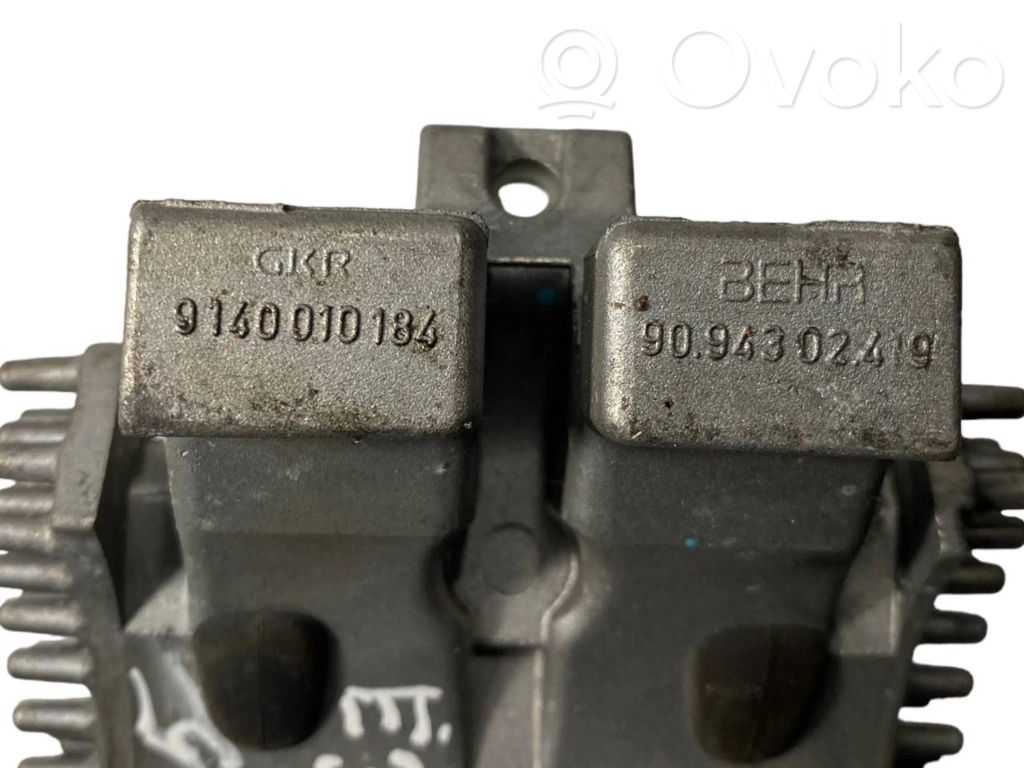 Mazā radiatora ventilatora reostats