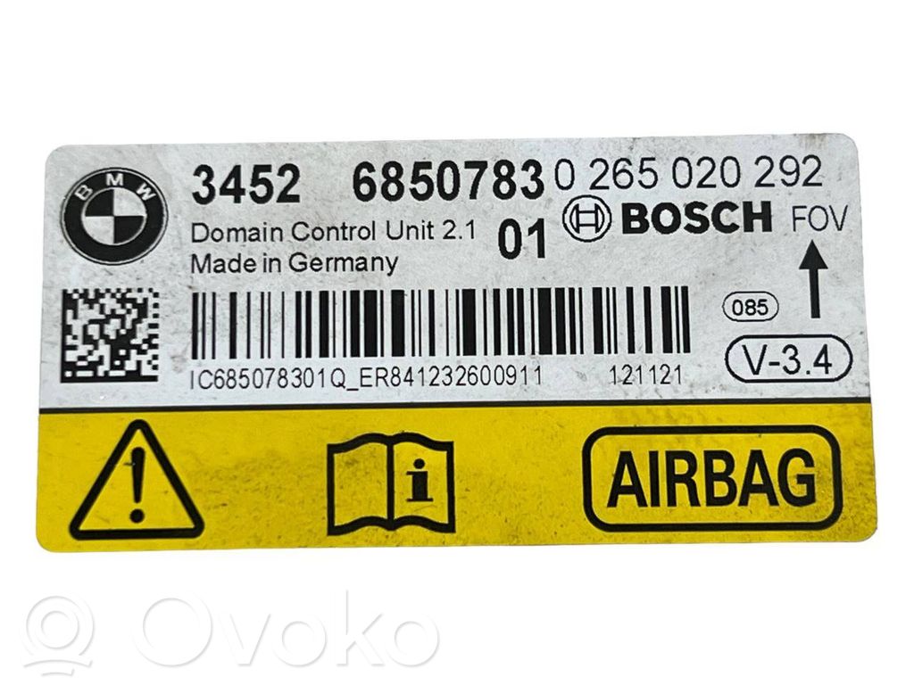 Gaisa spilvenu vadības bloks