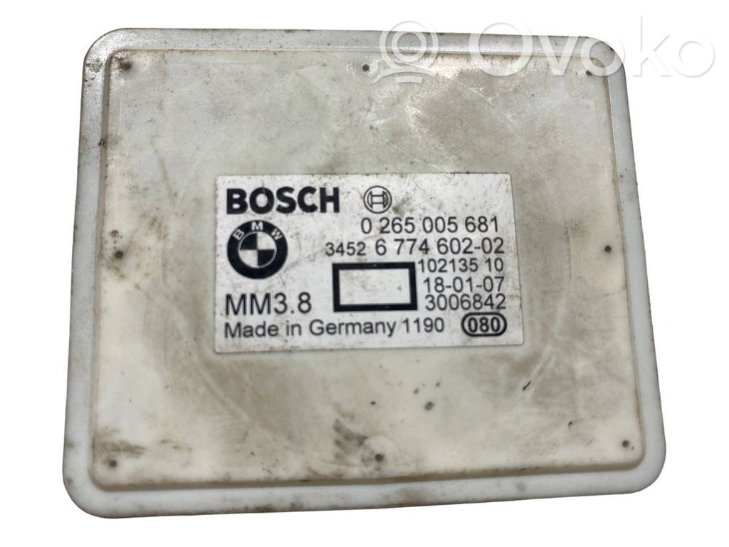 ESP (stabilitātes sistēmas) vadības bloks