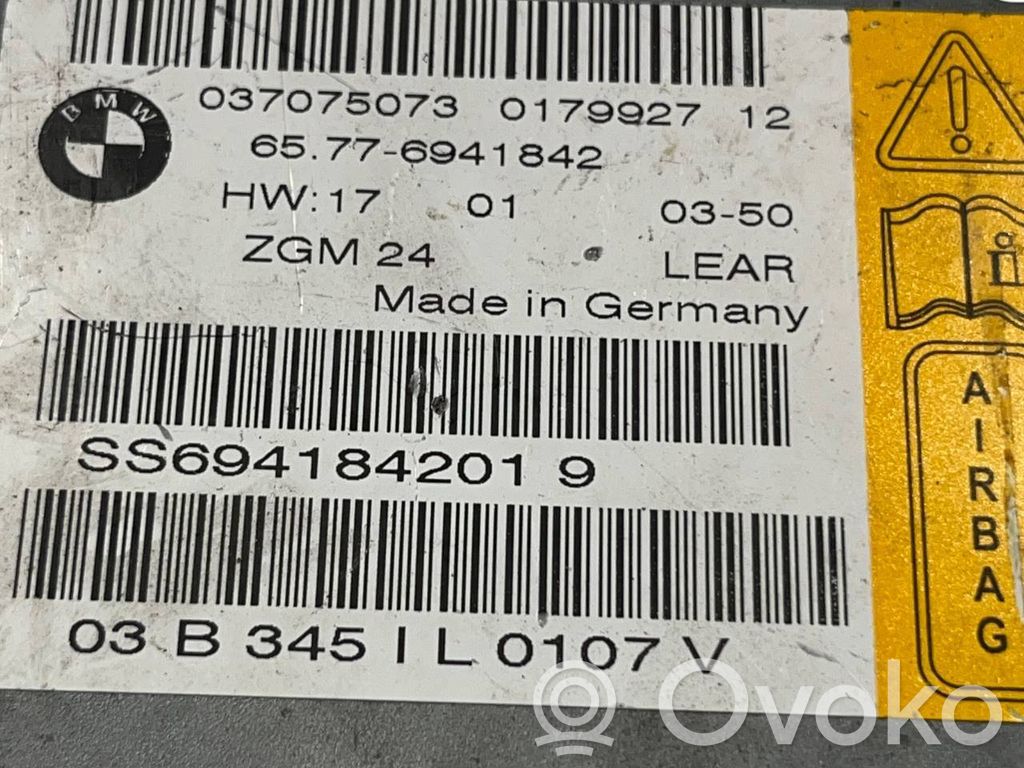 Gaisa spilvenu vadības bloks