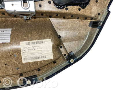 Rear door trim
