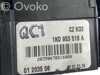 Stikla tīrītāja vadības pogas kātiņš