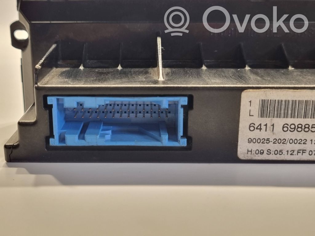 Gaisa kondicioniera / klimata kontroles / salona apsildes vadības bloks (salonā)