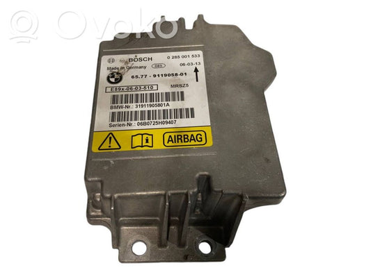 Gaisa spilvenu vadības bloks