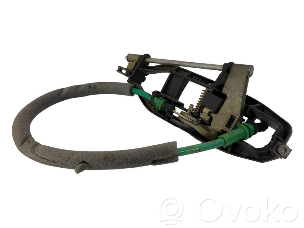 Holder/bracket for external opening handle at the front