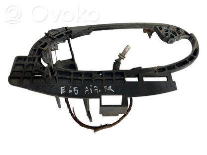 Holder/bracket for external opening handle at the back