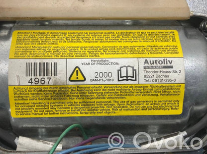 Steering wheel airbag