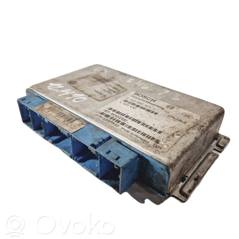 Pārnesumkārbas vadības bloks