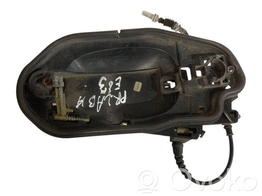 Holder/bracket for external opening handle at the front