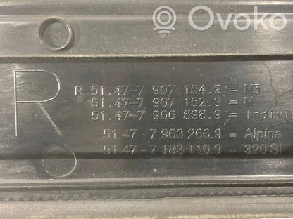 Priekšējā sliekšņa dekoratīvā apdare (iekšējā)