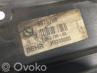 Upper part of the radiator panel (television)