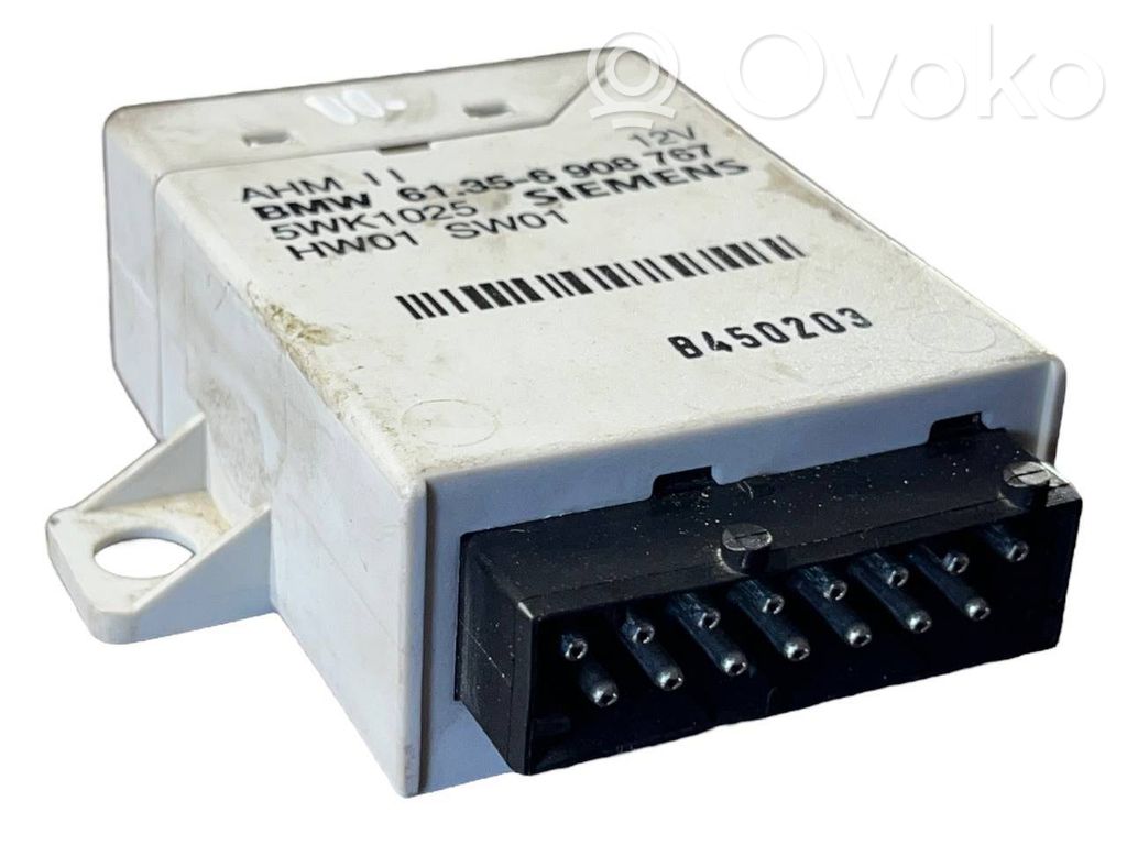 Trailer hitch control unit
