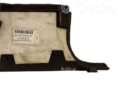 (B) statņa dekoratīvā apdare (apakšdaļa)