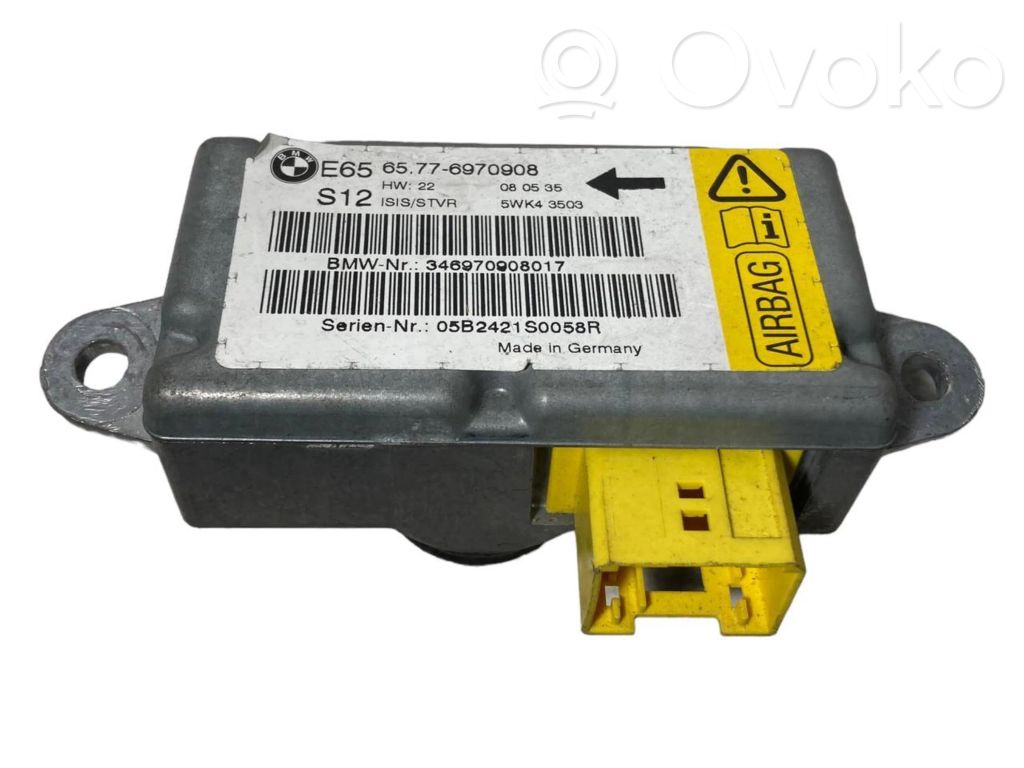 Airbag impact sensor