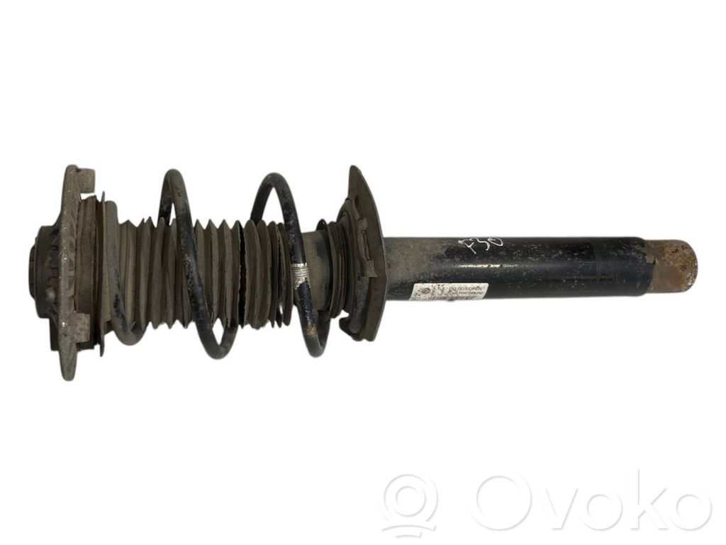 Front shock absorber with spring