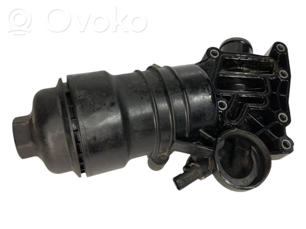 Oil filter holder/cooler