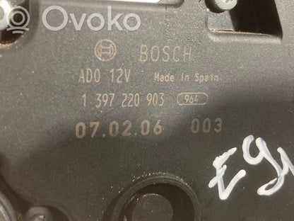 Aizmugurējā loga tīrītāja motoriņš