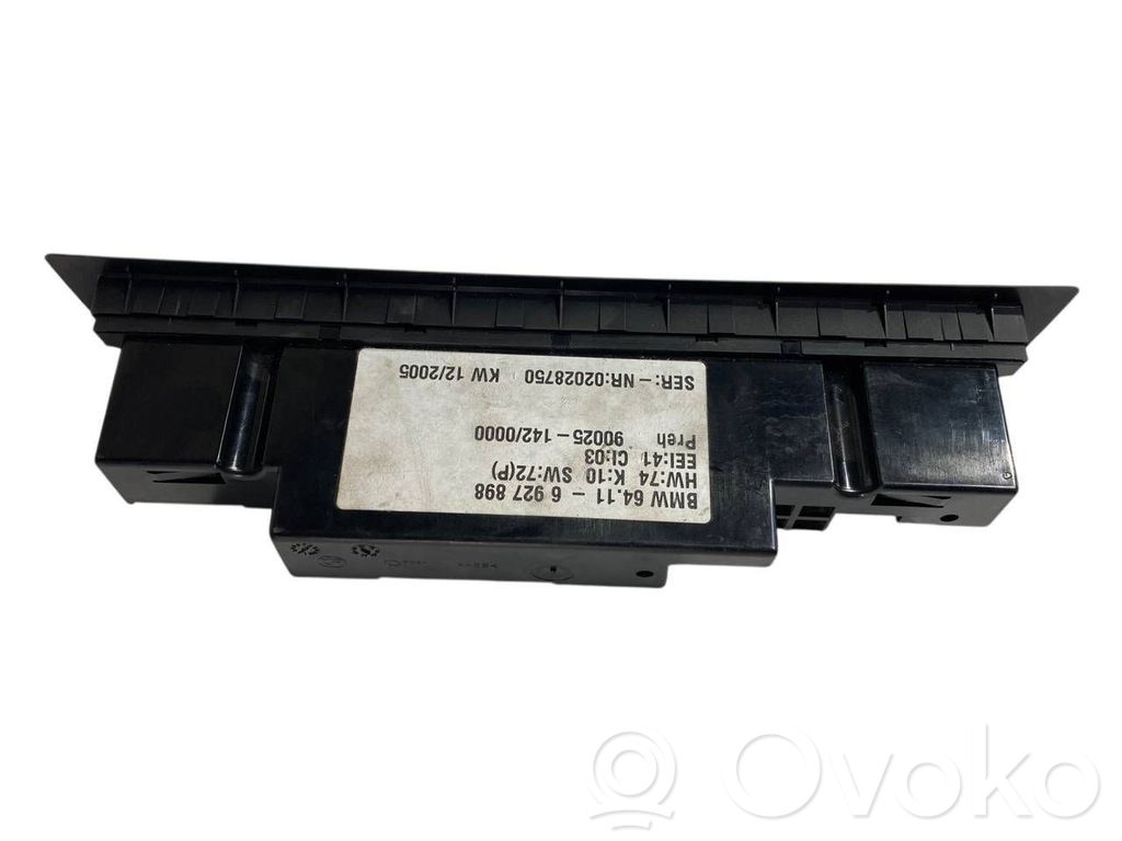 Gaisa kondicioniera / klimata kontroles / salona apsildes vadības bloks (salonā)